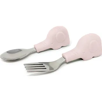 Příbor Tiny Twinkle Trénovací příbor - Pink Elephant