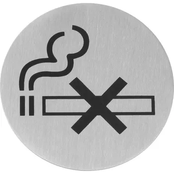 Cedule na dveře, HENDI, zákaz kouření, ⌀75mm