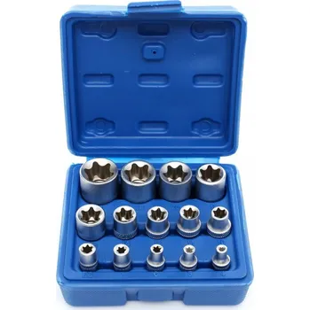 Šroubovák Sada nástrčných klíčů TORX 4–24 mm – 14 ks