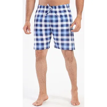 Pánské pyžamo Pánské pyžamové šortky Sebastian - modrá - XL
