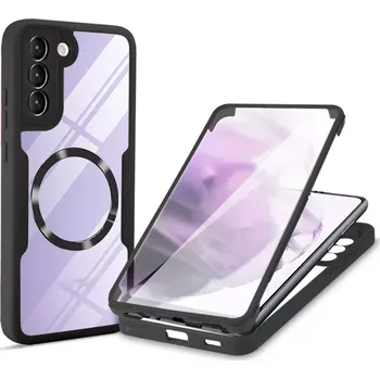 Pouzdro na mobilní telefon Pouzdro Samsung Galaxy S22 Plus 5G Techsuit - ColorVerse 360 MagSafe Series + ochrana obrazovky, černé