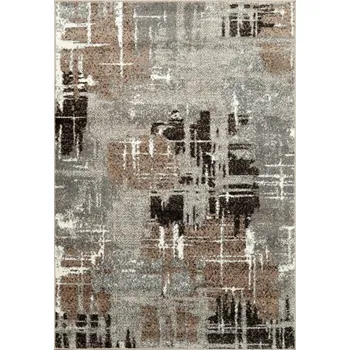 Bytový textil Vopi Kusový koberec Rave 24037 123 šedý (Varianta: 140 x 200 cm)