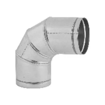 Kouřovod Karl koleno stavitelné 0 - 90°, průměr 125mm