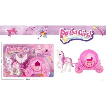 Hračka Wiky Jednorožec s kočárem 21 cm