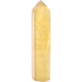 Drahý kámen Magieprirody.cz Obelisk Fluorit žlutý špice 92 g - 9,3 cm #C469
