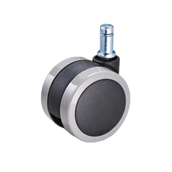 60mm kolečko s 11mm čepem (bez brzdy) - šedo-černé