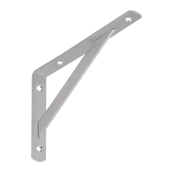 Nábytkové kování WSWP 200/20 konzole zpevněná 200x125x20x3,0 galvanizovaná (10 ks)