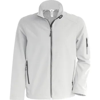 Pánská softshellová bunda Kariban Pánská softshell bunda bez kapuce Bílá 3XL