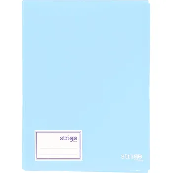 Set školních potřeb Katalogová kniho STRIGO A4 20 l - modrá Strigo