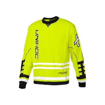 Florbalový dres Unihoc Feather jersey neon yellow Brankářský dres XL, neonově žlutá