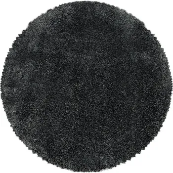 Koberec Kusový koberec FLUFFY 3500 Grey kruh Rozměr: 80x80 cm