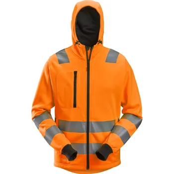 Pánská mikina Reflexní mikina AllroundWork na zip, třída 2/3 oranžová vel. M