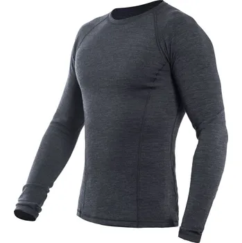 Pánské termoprádlo SENSOR MERINO BOLD PÁNSKÉ TRIKO DL.RUKÁV ANTHRACITE GRAY Velikost: XL