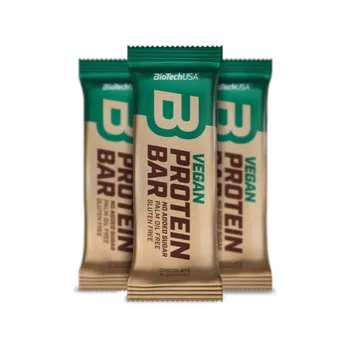 BioTech Vegan Protein Bar 50 g Příchuť: Peanut butter
