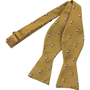 Motýlek Bubibubi Žlutý vázací motýlek se psy