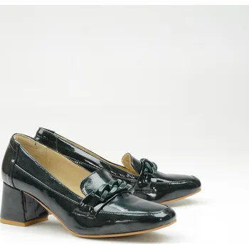 Dámské mokasíny Dámské mokasíny Olivia DLO 2329 green shine Velikost: 38