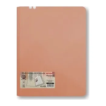 Set školních potřeb Album ofertowy A4 40 koszulek Morandi różowy