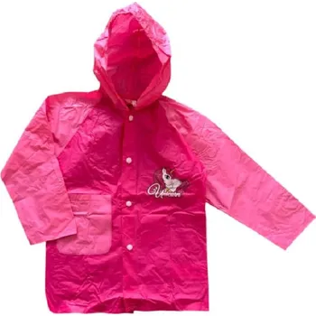 Pláštěnka DĚTSKÁ PLÁŠTĚNKA S JEDNOROŽCEM Barva: Růžová, Velikost: 104/110