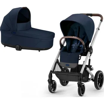 Kočárek CYBEX Balios S Lux Kompletní kočárek - Silver Ocean Blue