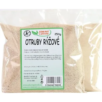 Rýže Zdraví z přírody s.r.o. Otruby rýžové odtučněné 250g IPJ NATUR bez lepku 1013