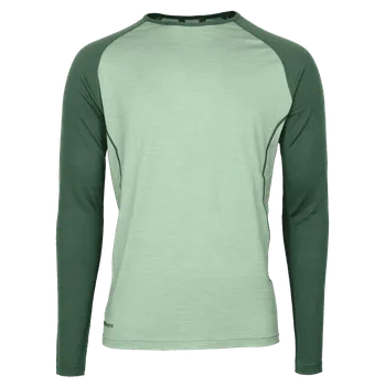 Pánské termoprádlo BAGHEERA – MERINO BRISK TOP MEN OLIVGRÖN/SKOGSGRÖN Velikost: M