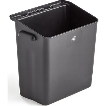 Odpadkový koš Odpadkový koš k policovému vozíku MOVE, 350x240x470 mm, černý