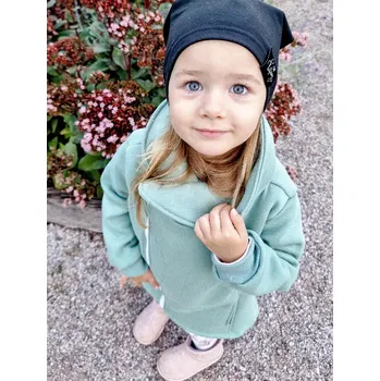 Dívčí mikina Kulišárny Kabátek WARM - křivák MÁTOVÁ VELIKOST: 116