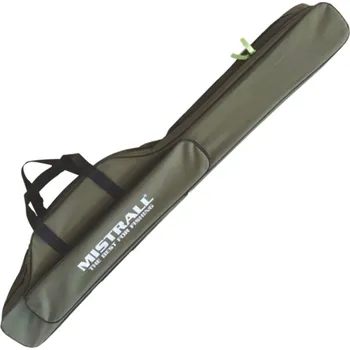 Pouzdro na prut Mistrall pouzdro na pruty 3 komory 140cm zelená