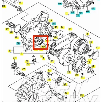 Motor pro motocykl Suzuki Gufero pohyblivé (zadní) řemenice 2185210G10