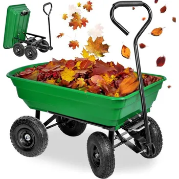 Zahradní vozík Zahradní sklápěcí vozík GARTEN zelený