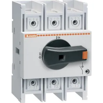 vypínač Odpínač, řada: GA 3P 3NO 100A 45kW IP20