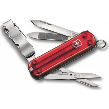 Multifunkční nůž Victorinox Nail Clip 580 Barva: transparentní červená
