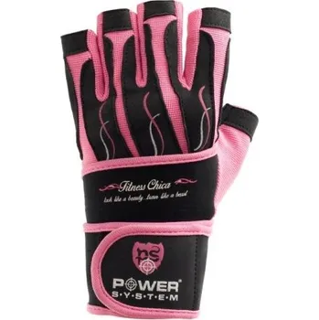 Fitness rukavice Power System chica PS-2710 Velikost: růžové M