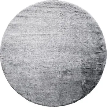 Koberec Koberec Romance kruhový šedý melír 160 cm
