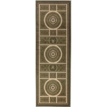 Koberec Běhoun Herat 105991 Green Cream - doprava zdarma