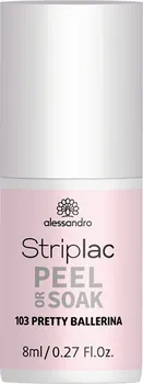 Lak na nehty Alessandro International Striplac Peel or Soak 8 ml