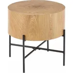 Konferenční stolek BROOKLYN 45x45 cm černá/béžová