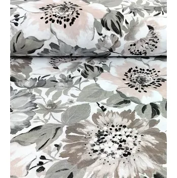 Loneta dekorační látka Belise šedá | RTex