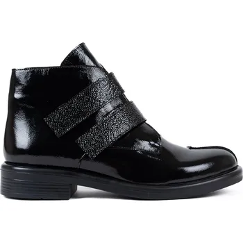 Dámská zimní obuv Letizia Dámské černé kotníčkové boty na dva suché zipy Velikost: 37