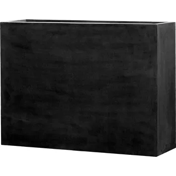 Květináč Jort Slim Black S - V 50 cm / D 91 cm