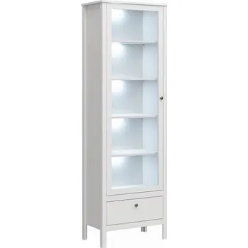 Komoda ARTEN (NANO Systems s.r.o.) Vysoká vitrína OLE-1W1S (Bílá)