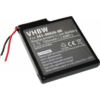Příslušenství k chytrým hodinkám VHBW Baterie pro Garmin Forerunner 205 / 305, 700 mAh