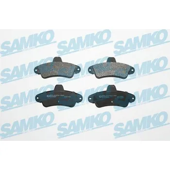 Brzdová destička Sada brzdových destiček, kotoučová brzda SAMKO 5SP870