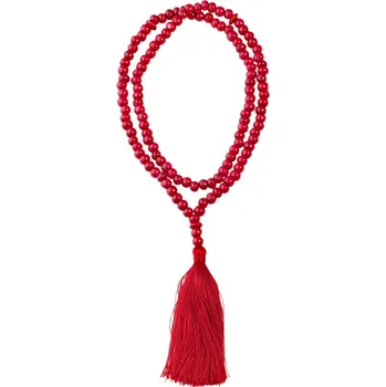 Náhrdelník Japa Mala Colorka 09 mm červená