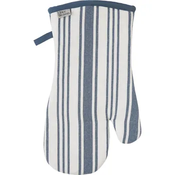 Chňapka Textilní kuchyňská rukavice Denim Stripe bílá, modrá