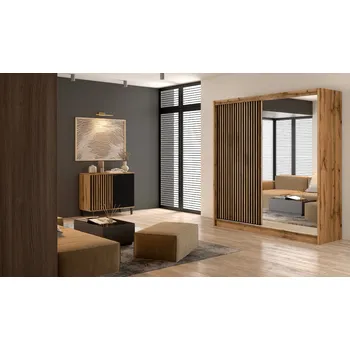 Šatní skříň Stolar Šatní skříň London 203 se zrcadlem