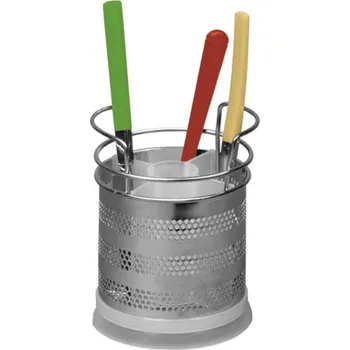 Odkapávač na nádobí ARTEX Odkapávač na příbory ø 12 cm, nerez, podnos plast