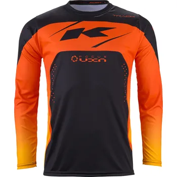 cyklistický dres KENNY dres TRACK FOCUS 24 dětský orange - XS