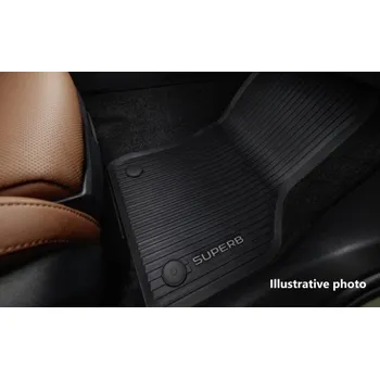 autokoberec Škoda Superb IV.: Sada gumových koberců