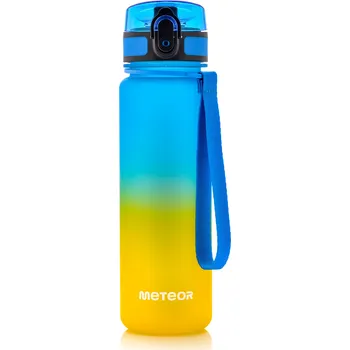 Láhev Tritanová sportovní láhev MTR 500 ml, modro-žlutá